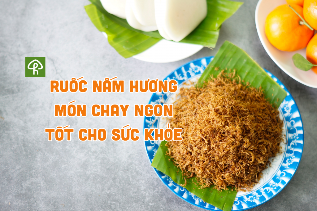 Ruốc nấm hương – Món chay ngon tốt cho sức khỏe - Hapi Vegan