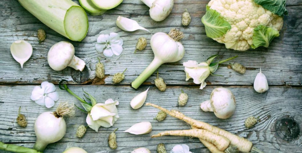 Kiến thức dinh dưỡng: nhóm rau củ quả màu trắng